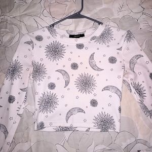 cropped long sleeve